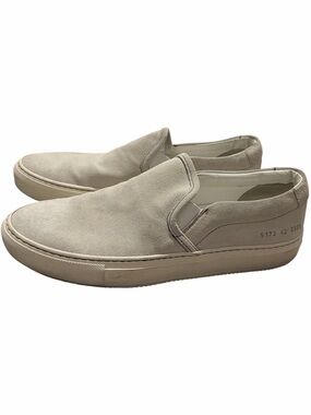 Common Projects Slip On Shoe Size 42 EU  Suede Light Gray Achilles Italy